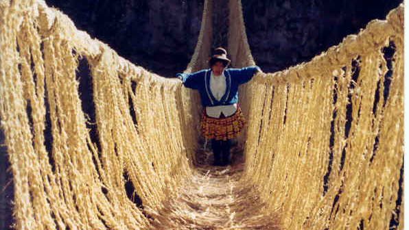 Qeswachaca Inca Bridge