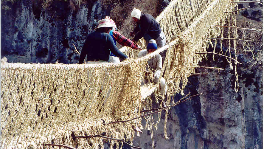 Qeswachaca Inca Bridge