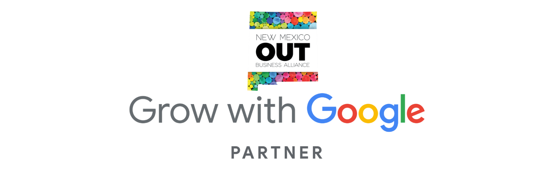 Grow with Google Partner logo on white background