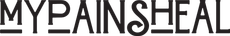 Black text logo reading “MYPAINSHAL” with a horizontal line through the lower half