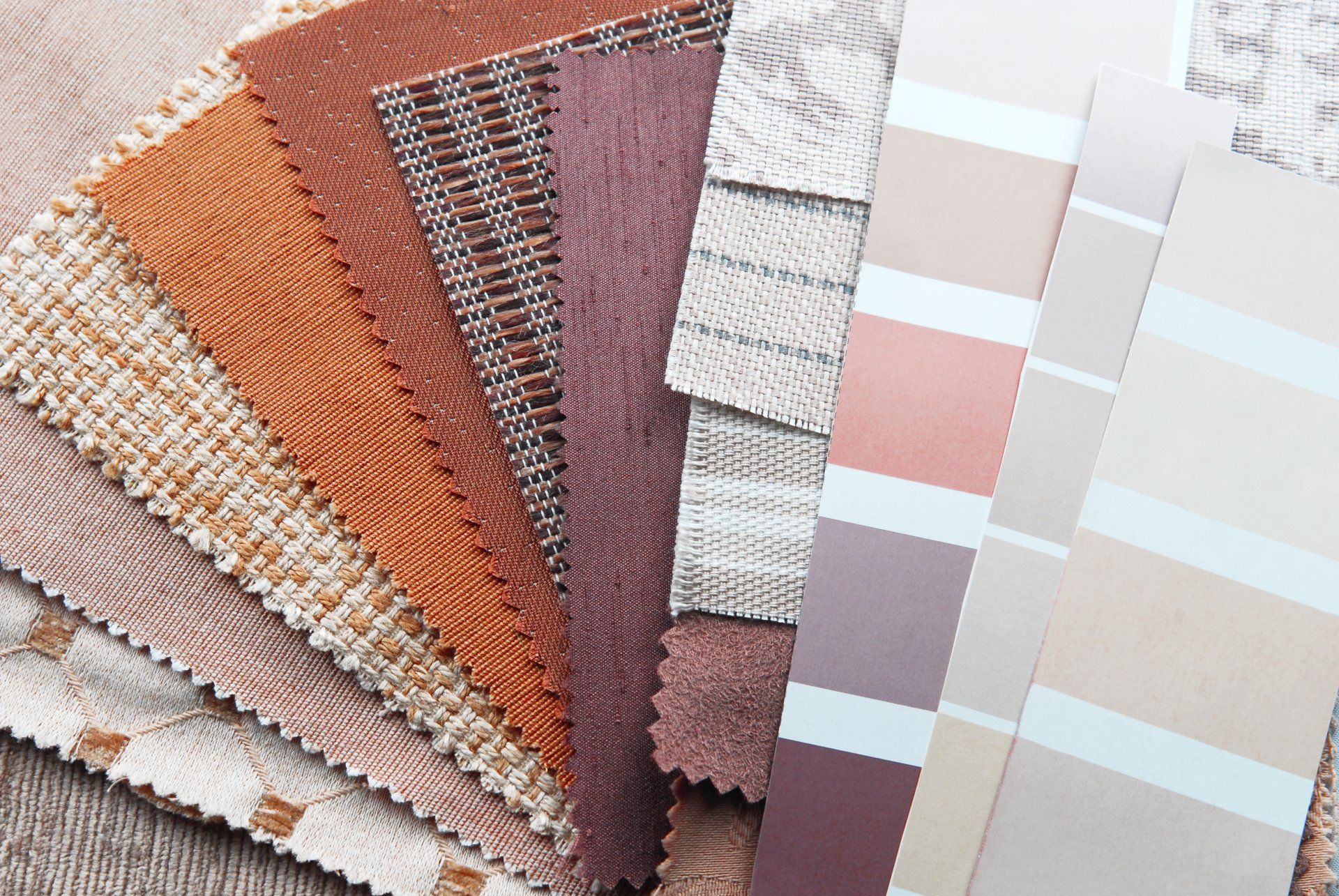 Different patches of fabrics