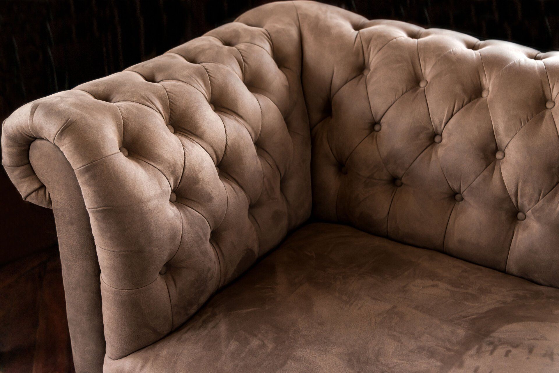 Brown sofa