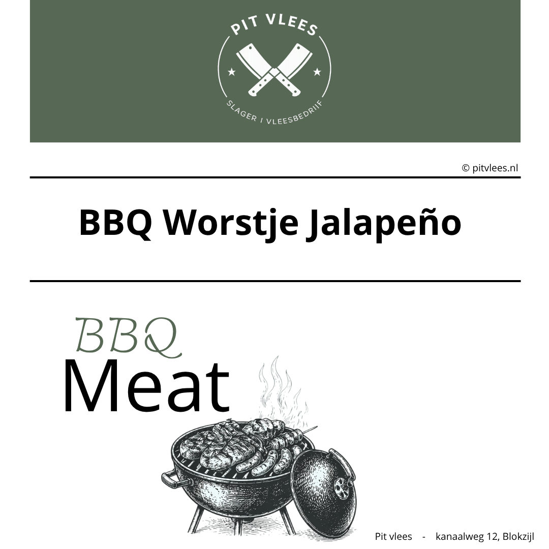 BBQ worstje Jalapeño