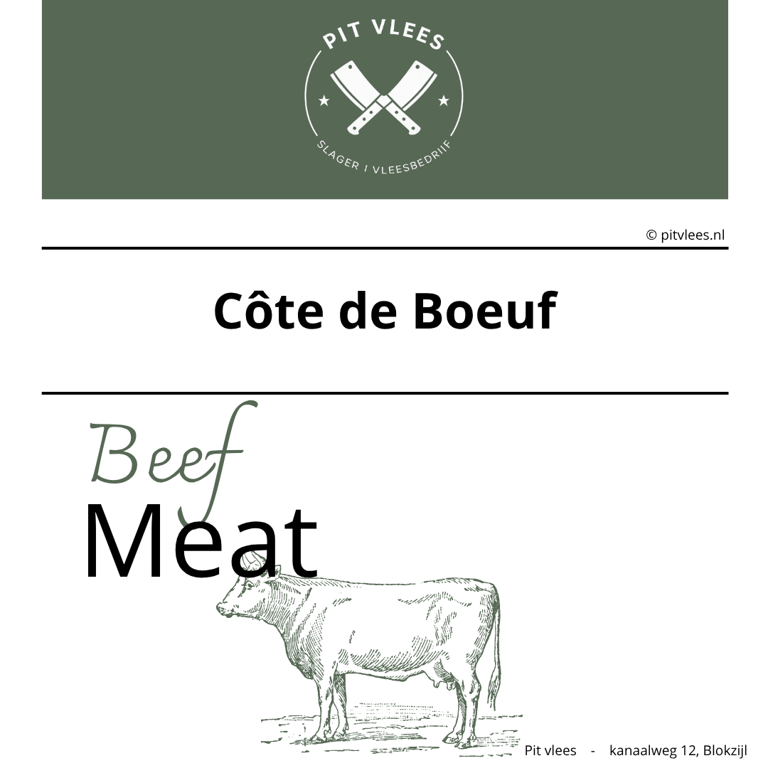 alt= pit vlees cote de boeuf