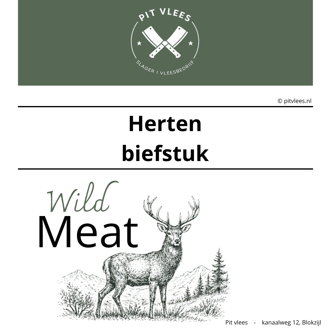 Herten biefstuk BBQ