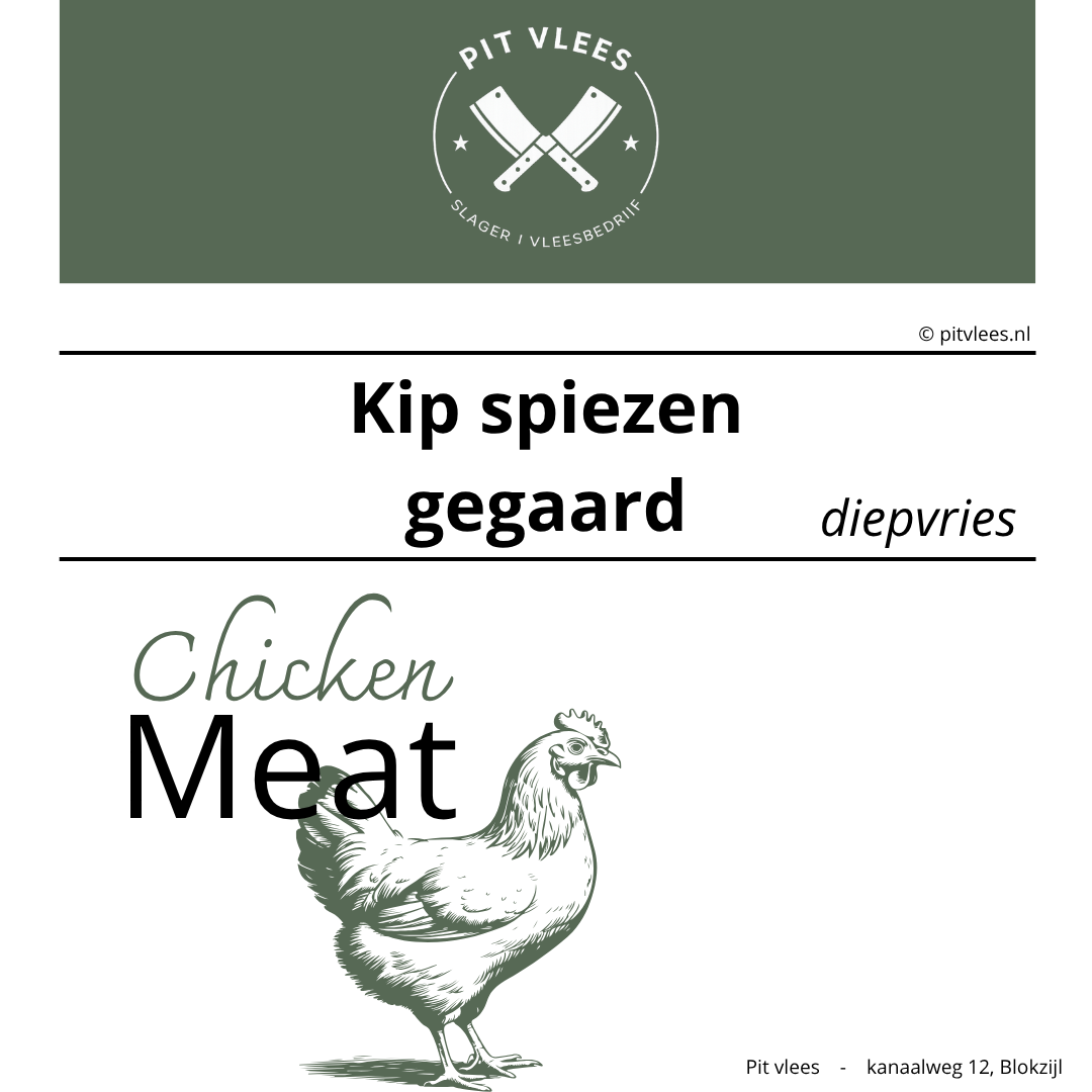 Kipspies gegaard