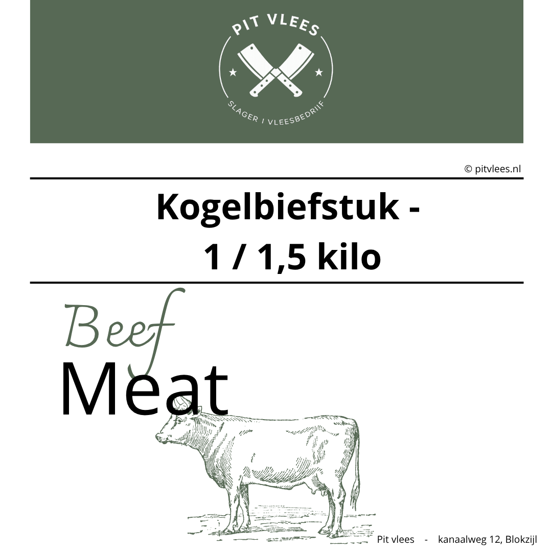 alt= pit vlees kogelbiefstuk