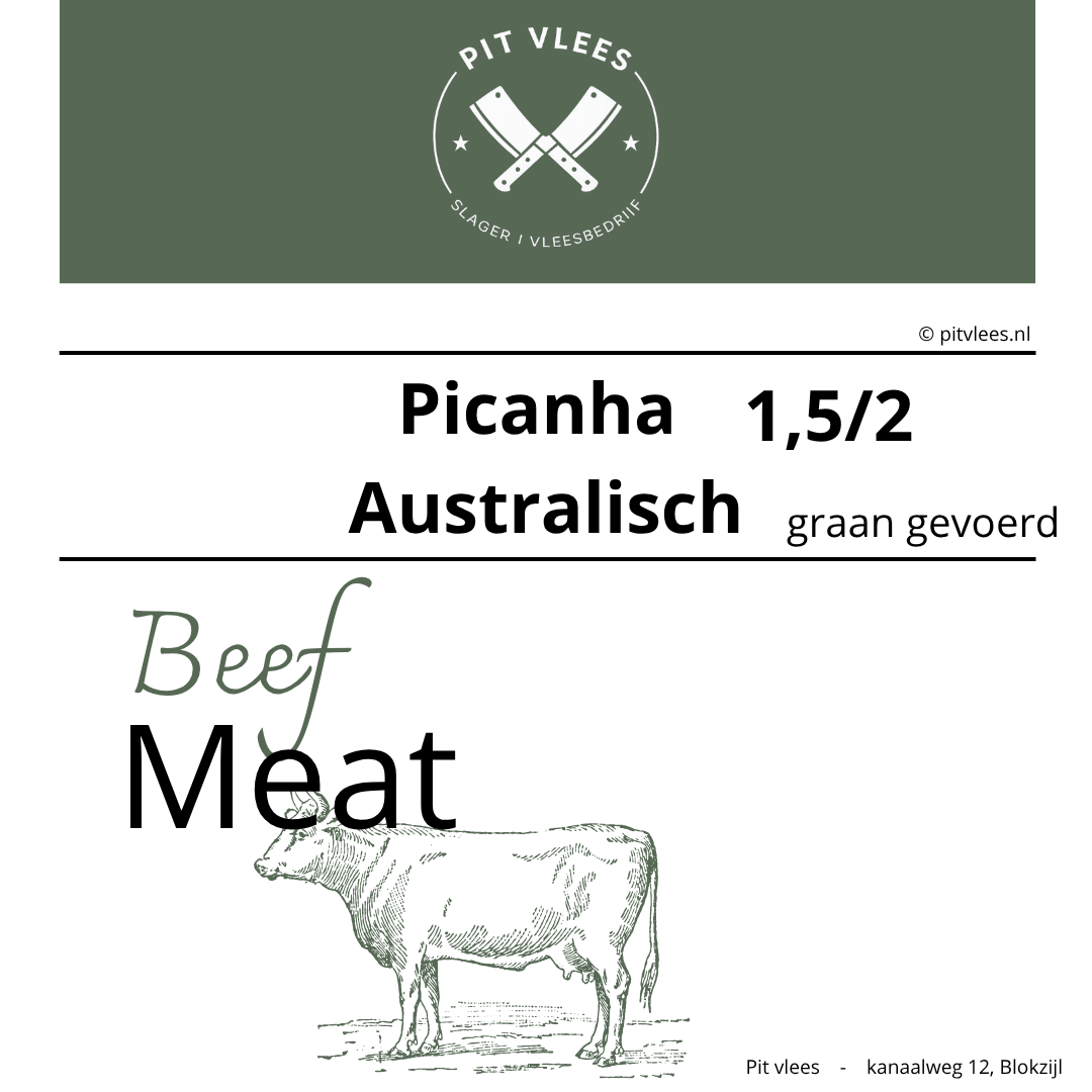 Picanha Australisch graag gevoerd 1,5/2