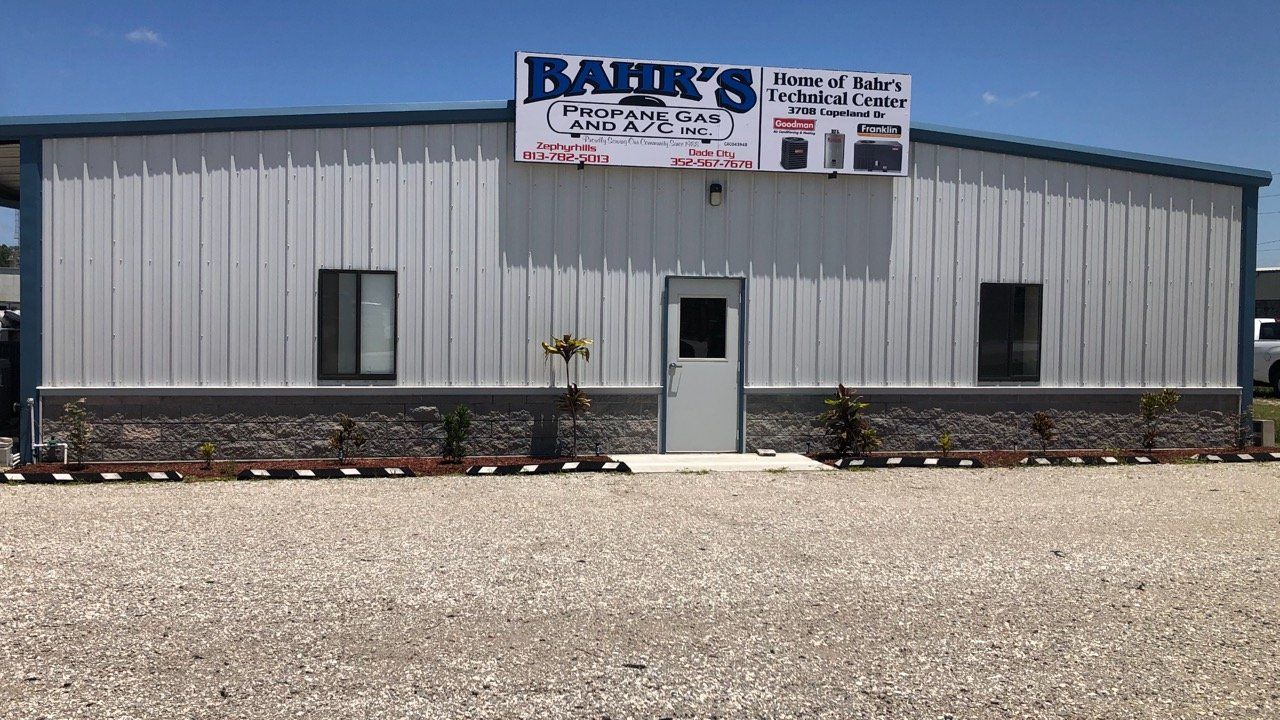 Bahr's Office Exterior - Zephyrhills, FL - BAHR’S Propane Gas And A/C Inc. Bahr's Office Exterior - Zephyrhills, FL - BAHR’S Propane Gas And A/C Inc.
