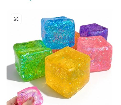 cubo gel gliter