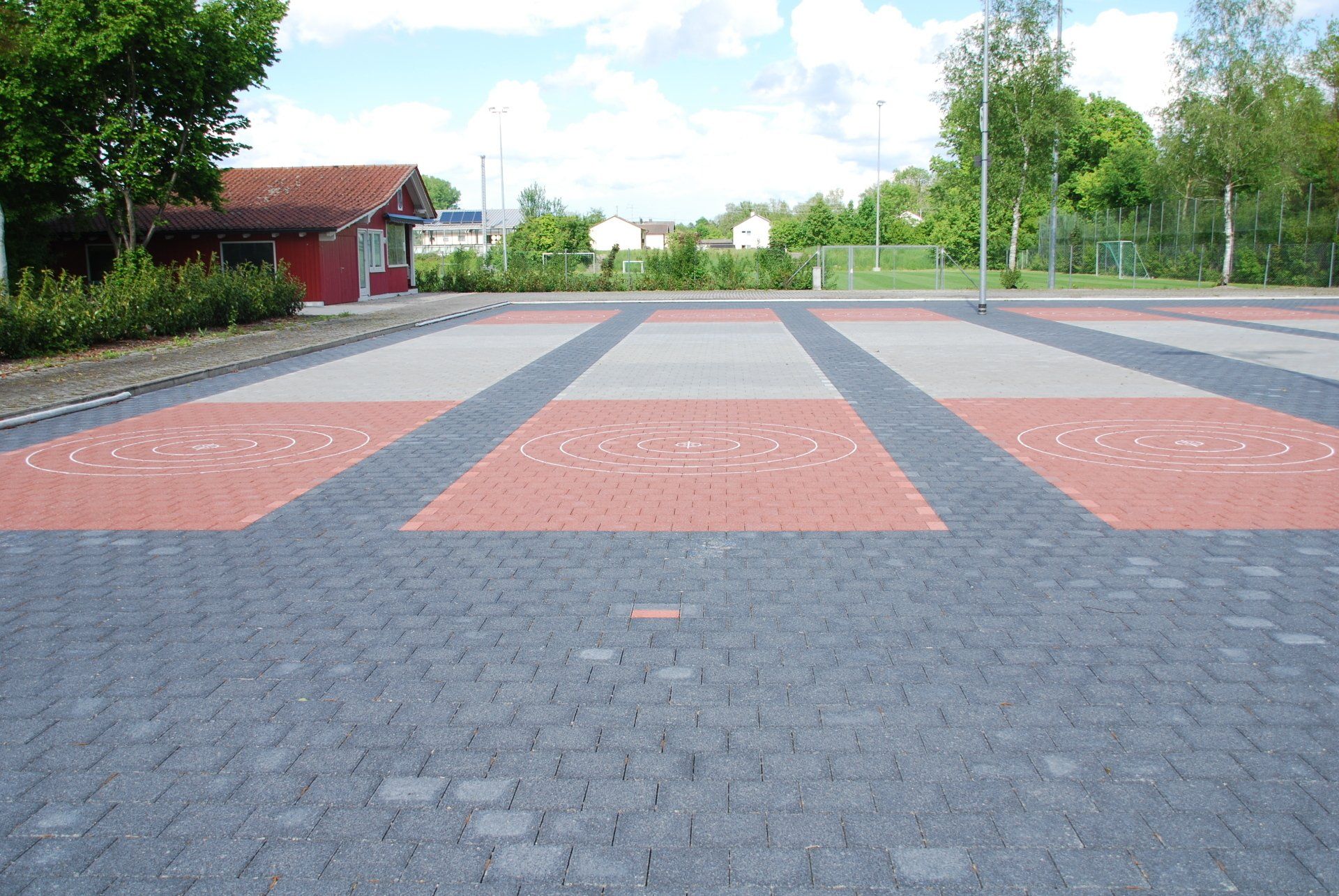 Stockbahn, Schützen beim wöchentlichen Training