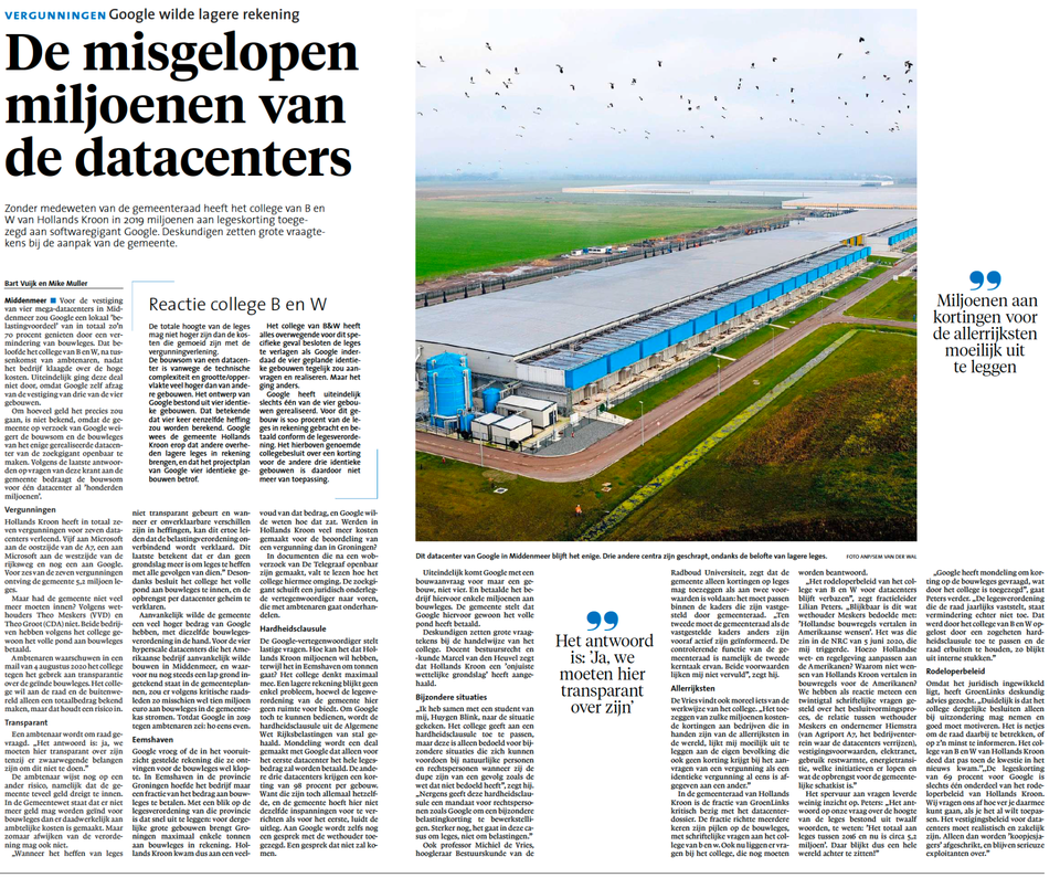 Artikel Helderse Courant Marcel van Den Heuvel