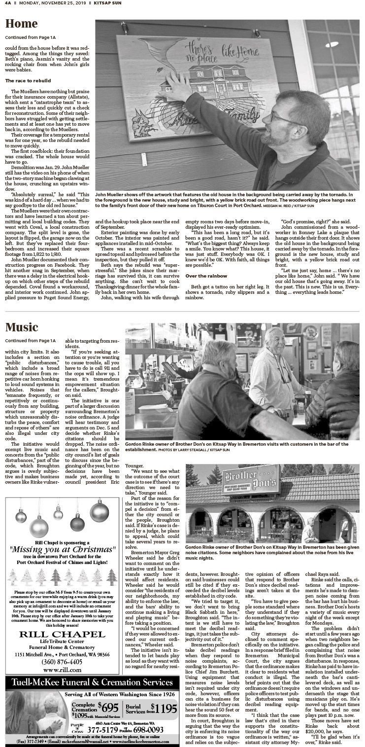 Black-and-white newspaper page with columns of text and photos, including a teacher pointing at a chalkboard.