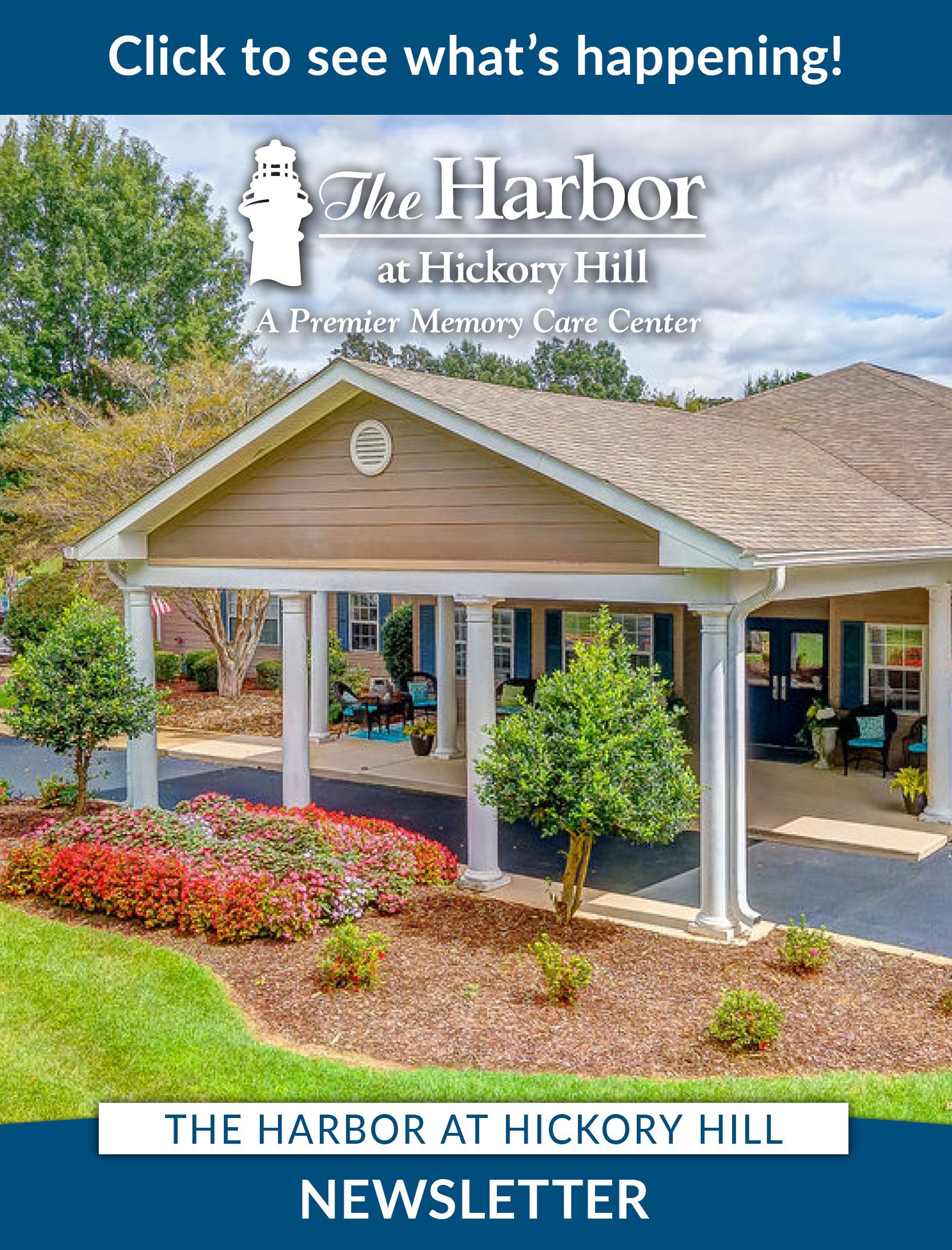 A picture of the harbor at hickory hill newsletter