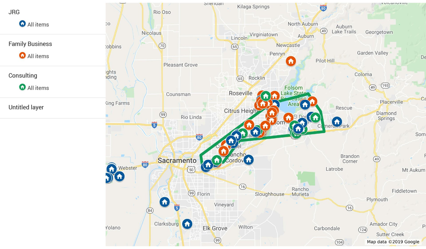 Jeffrey R Grenz General Contractor service area map