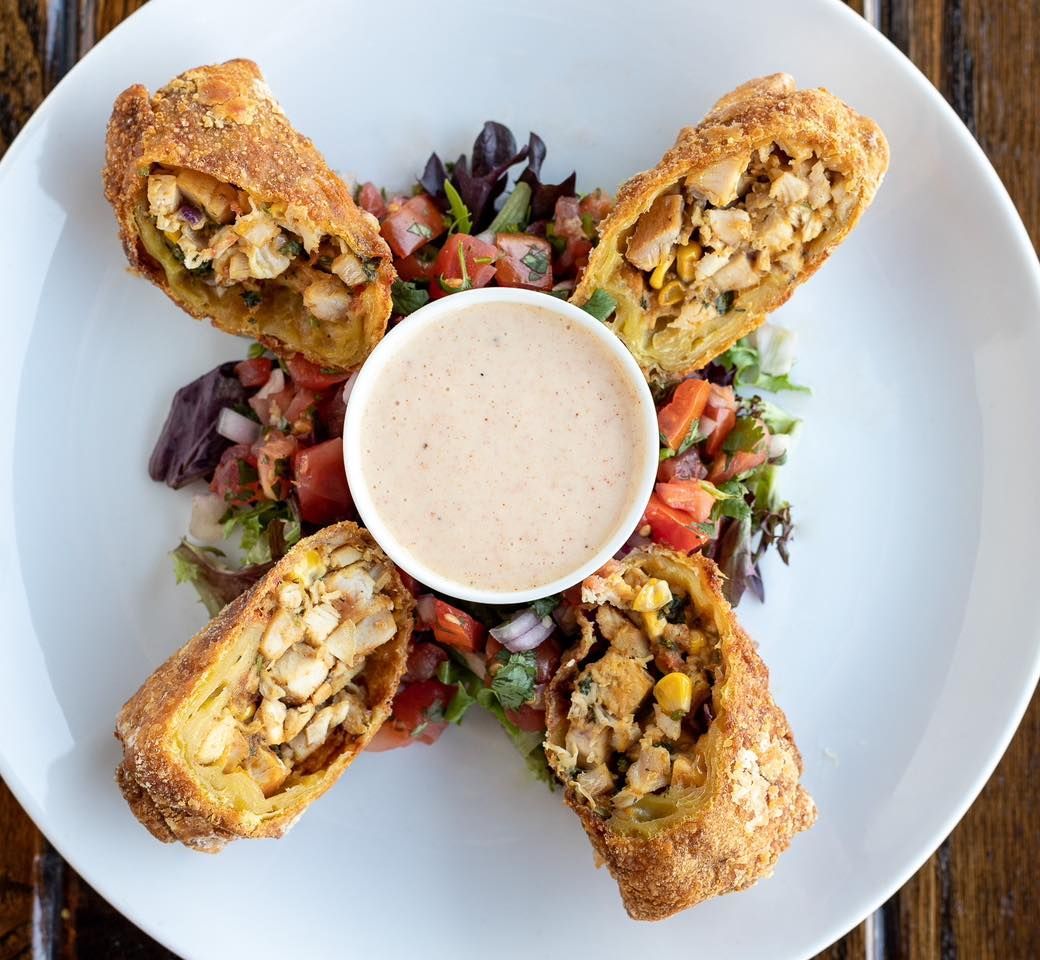 Smoked Chicken Eggrolls 