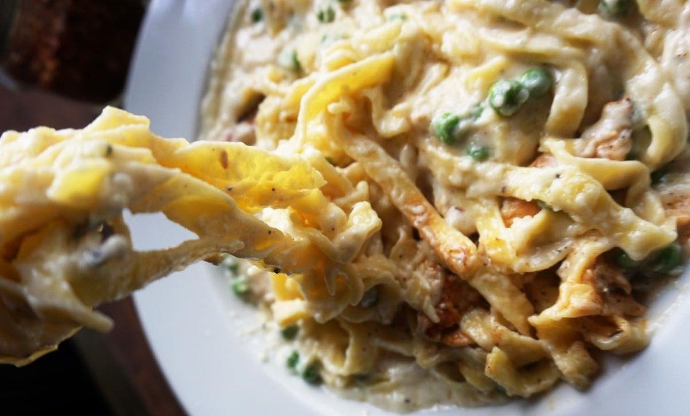 pasta dinner at Zucca's