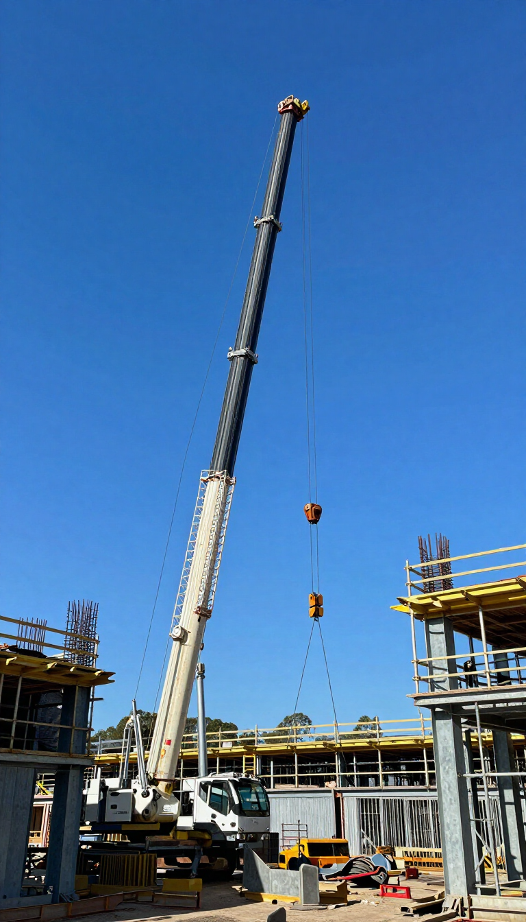 Apex Cranes project portfolio - crane operations across NSW