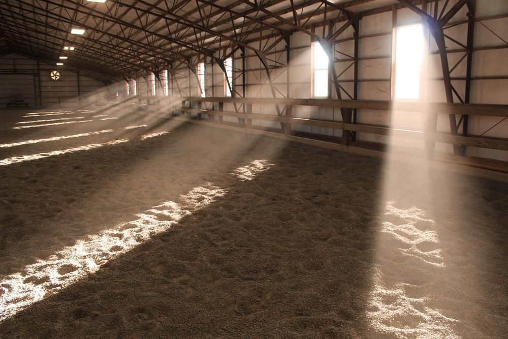 the Sun is Shining Through the Windows of a Barn — Tony Sinclair Fencing In Bucca, NSW