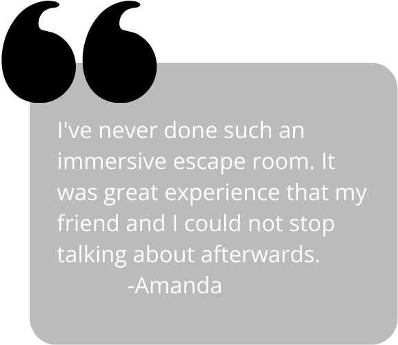 Customer review highlighting an exciting escape room experience at The Greatest Escape AZ.