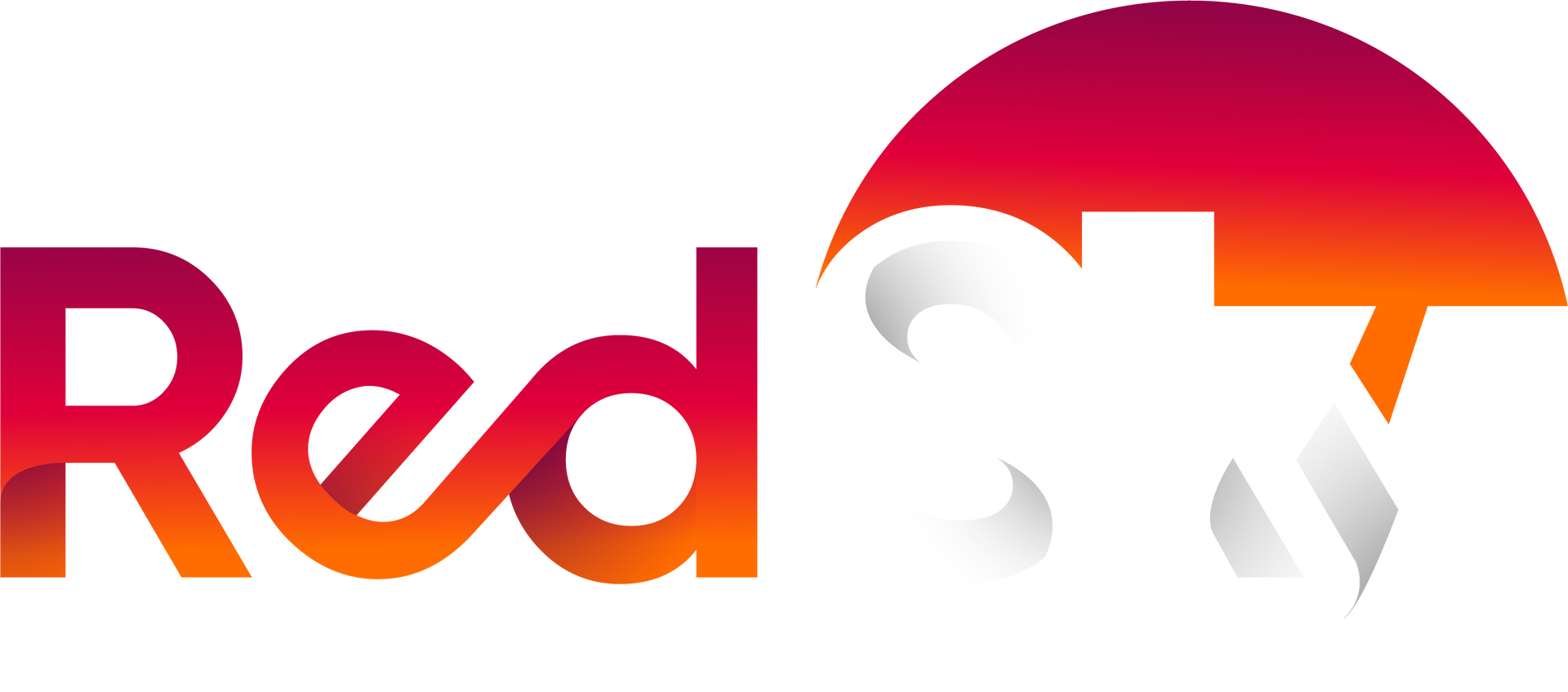 Red Sky logo in red, orange, and white gradient