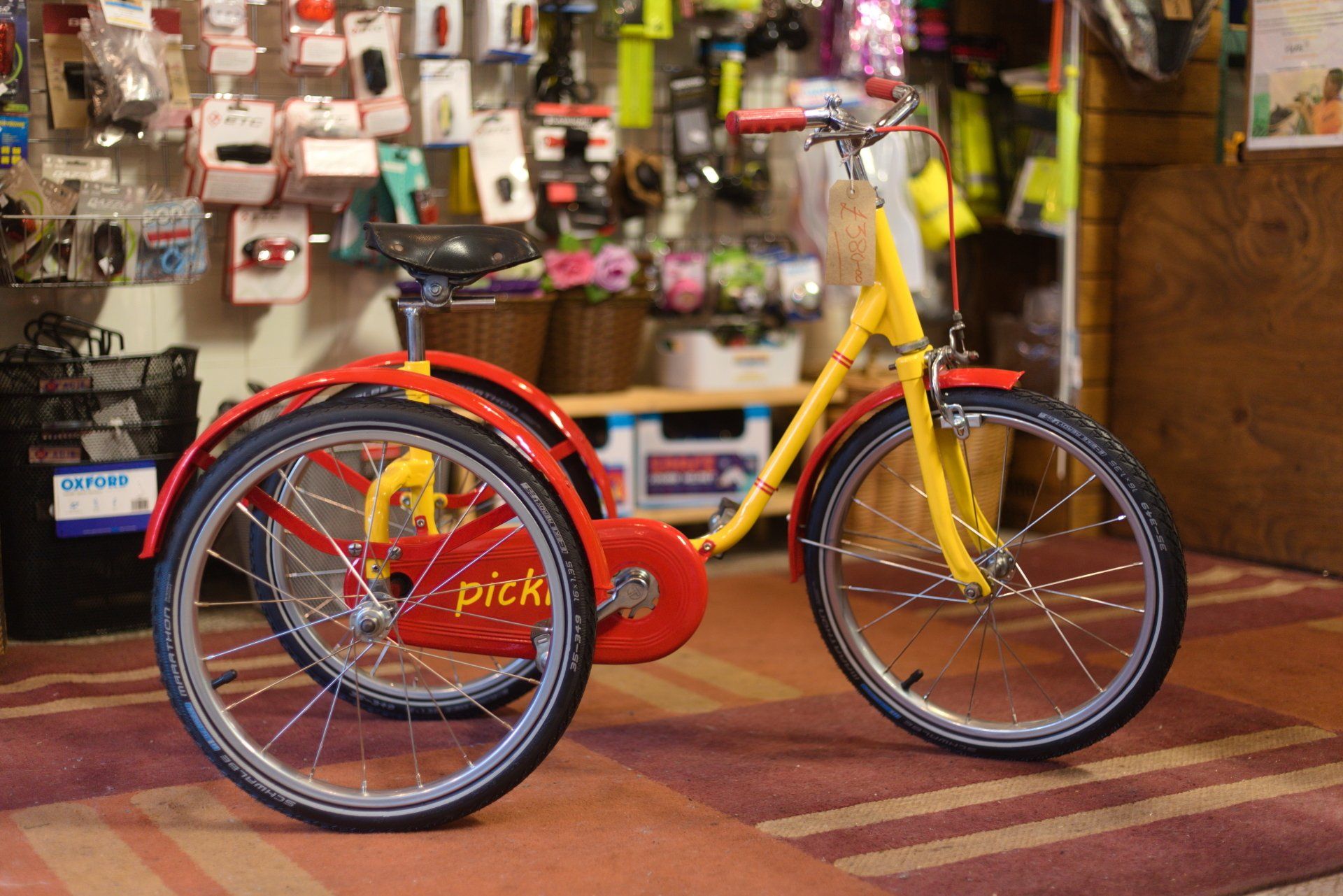 Bike Shop Owner helps man on way to the hopital