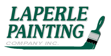 Laperle Painting Company Inc. logo with green text and a paintbrush graphic
