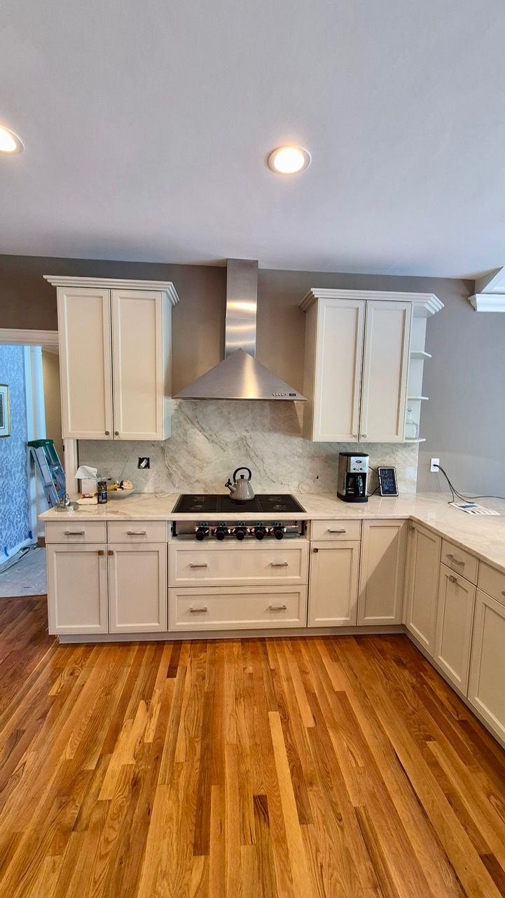 Proessinal Kitchen Cabinet Painting in Medfield, MA