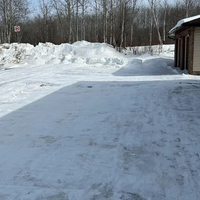 Snow removal - after