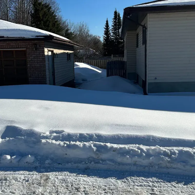 Snow removal - before