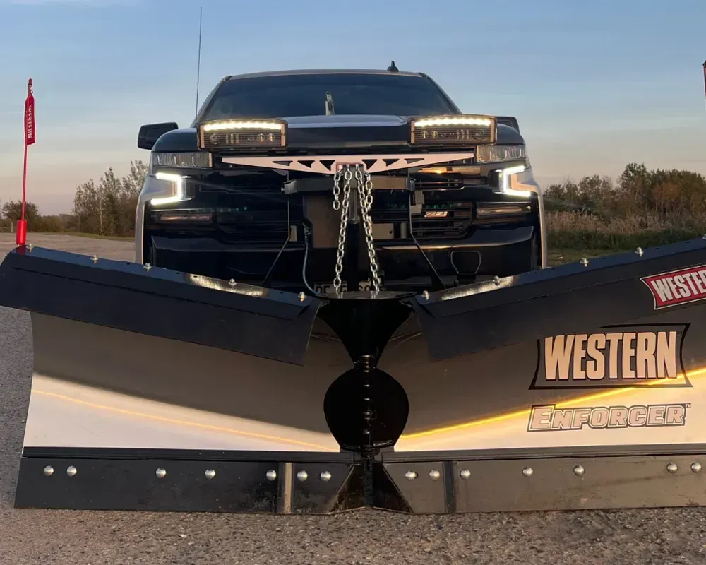 new western plow on truck timmins junk removal offers snow removal