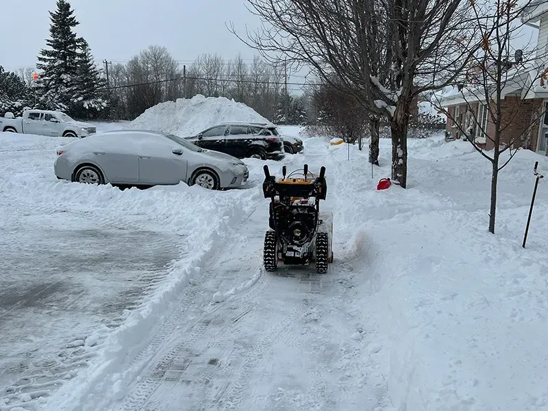 Snow removal in Timmins