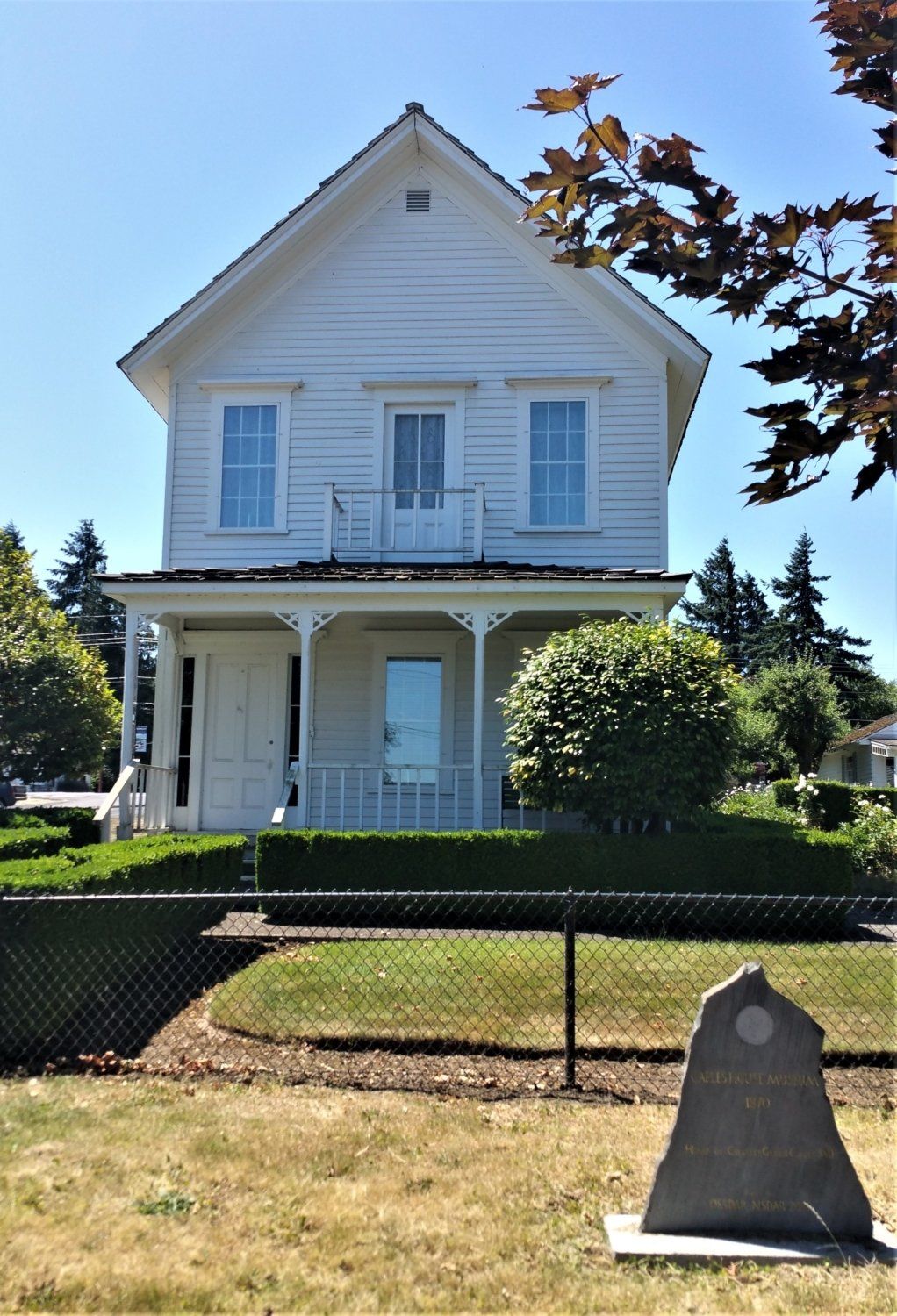 Exterior view of the Caples House Museum