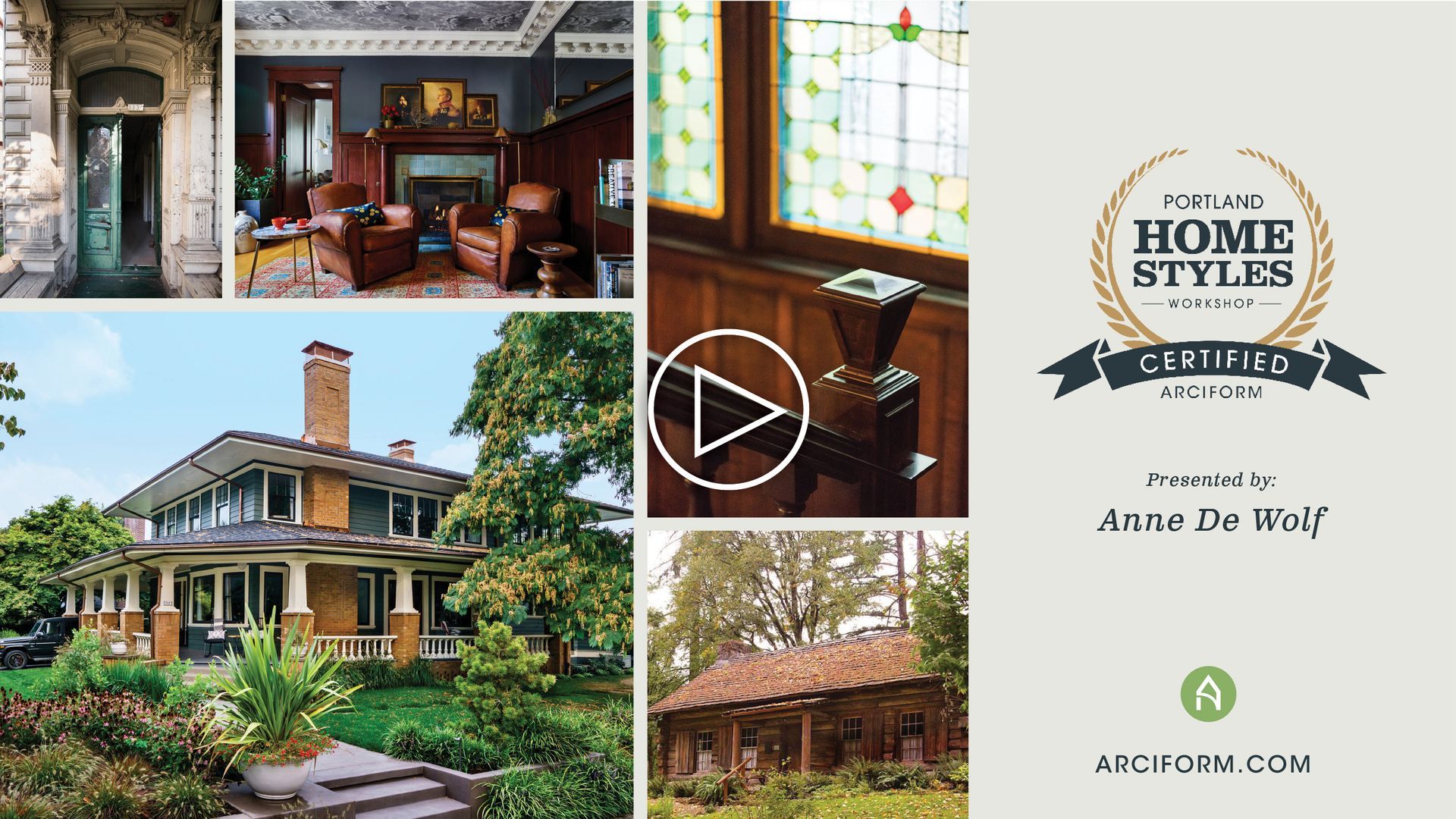 A collage of pictures of houses with the words home styles at the top