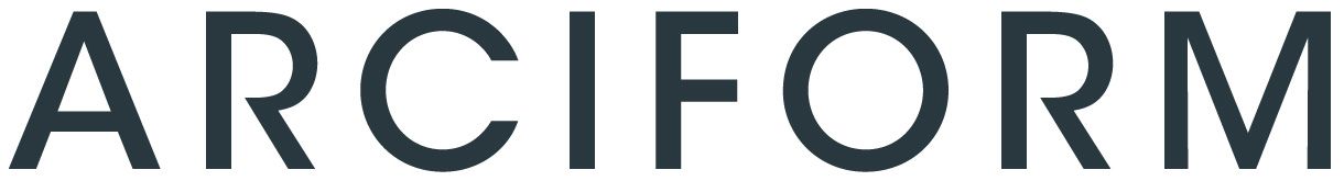 The logo for archiform design restore and remodel