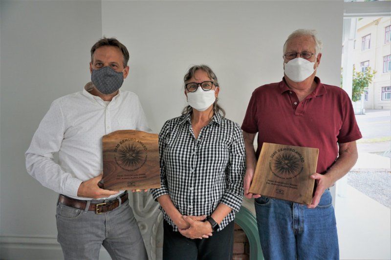 Richard De Wolf and the 202 De Murow award for the preservation of the Fried-Durkheimer House in Portland, Oregon