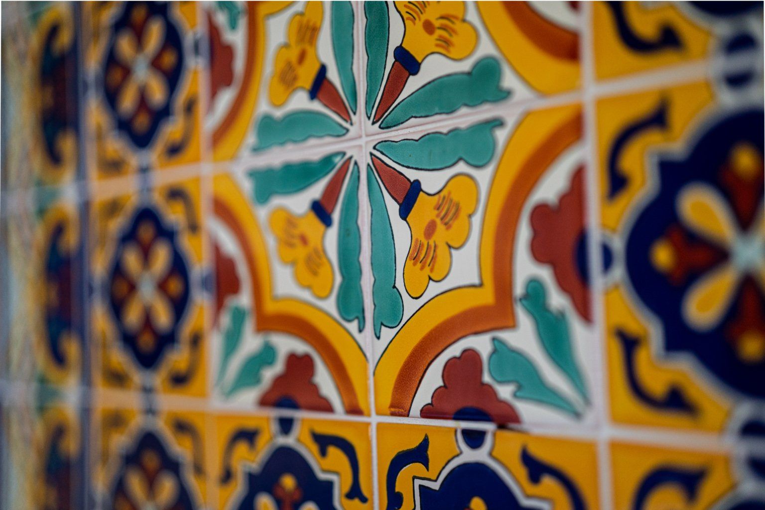 Decorative tile by Tierra y Fuego