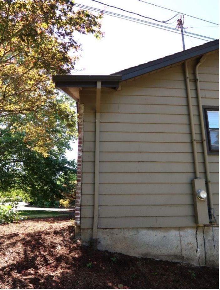 Exterior image of electrical panel location
