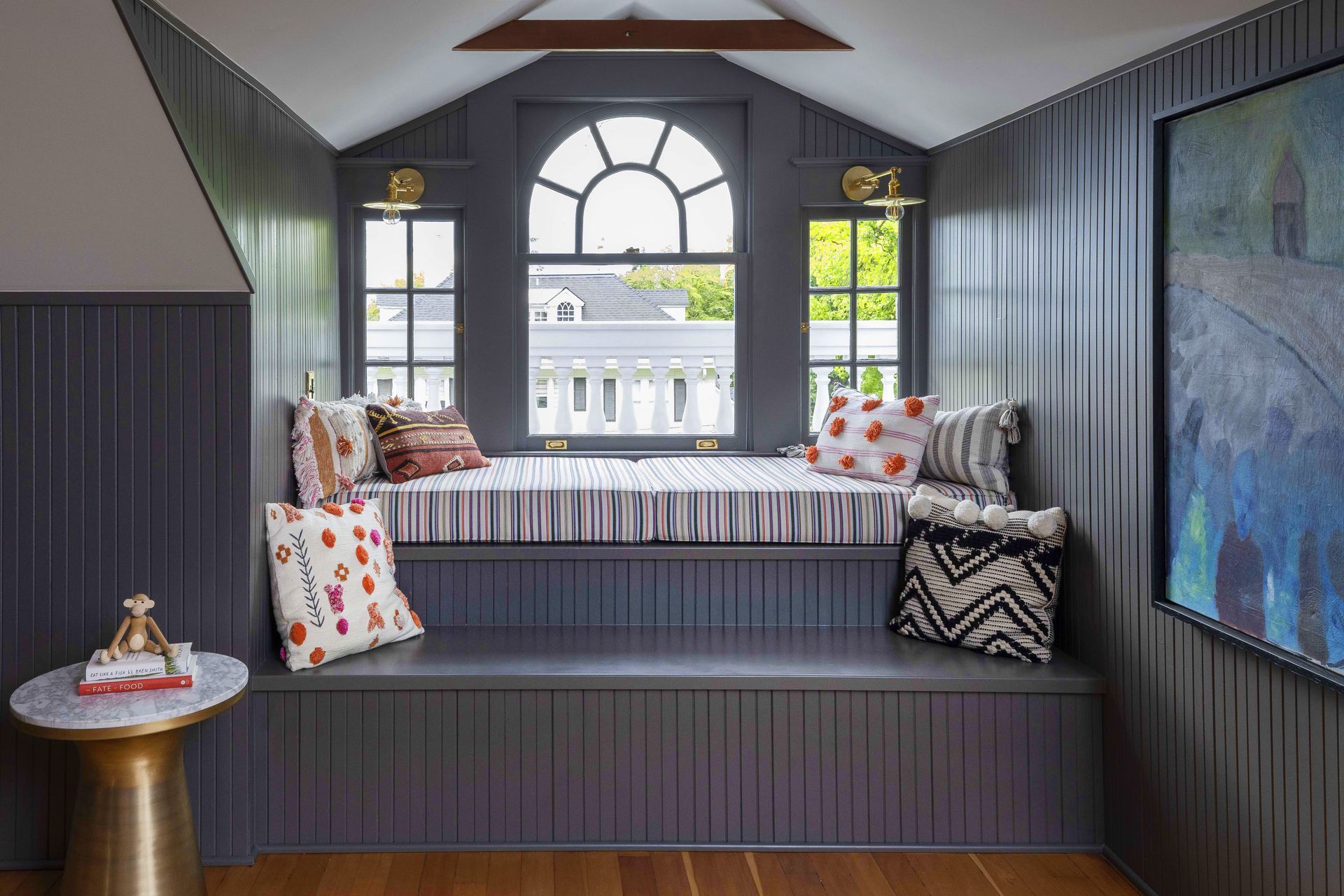 In a Portland Heights home Arciform updated all the systems as part of a whole house remodel. The extensive new ductwork was cleverly concealed beneath newly-constructed window seats in the third floor dormers. 