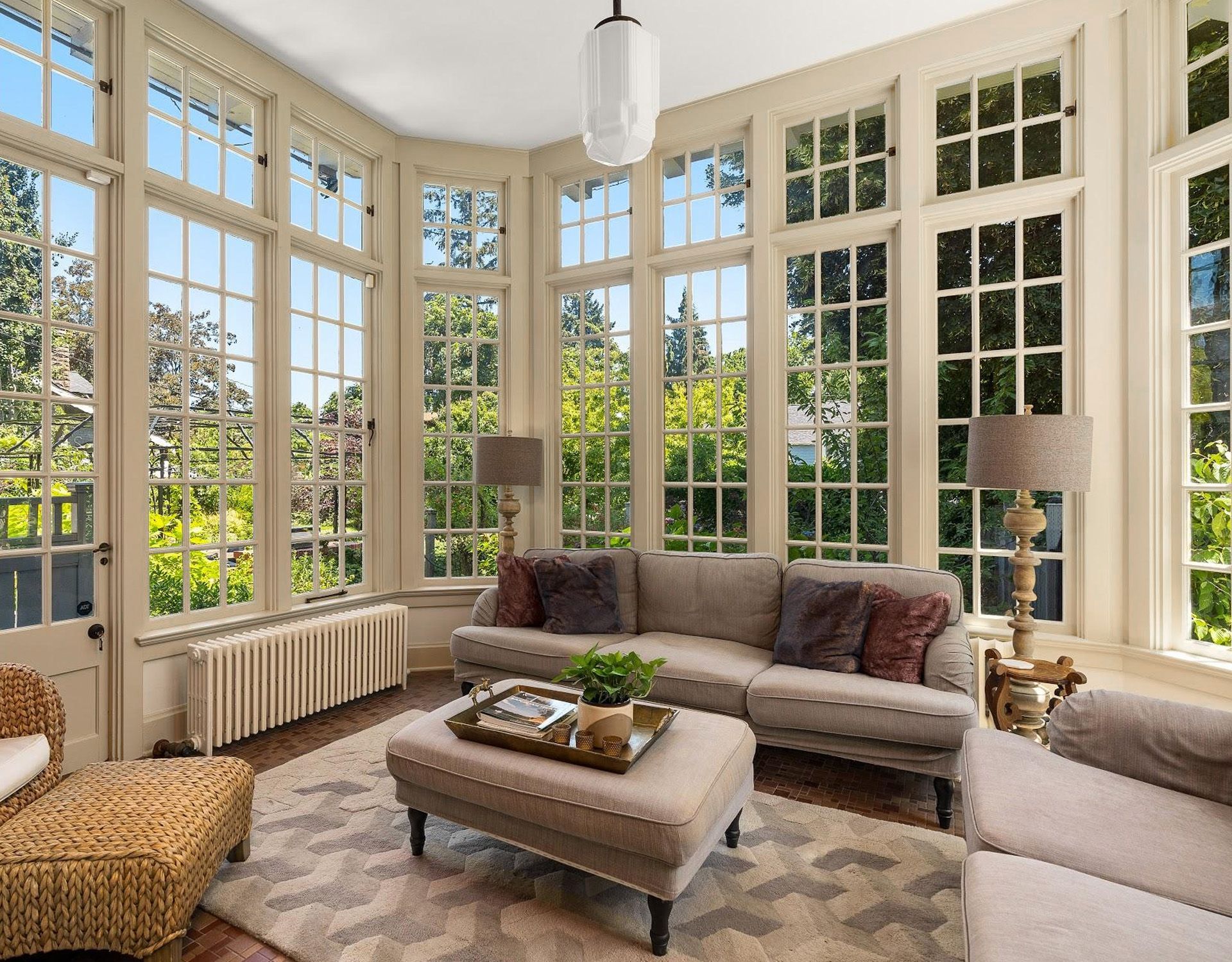 1916 Irvington Colonial Revival sun room