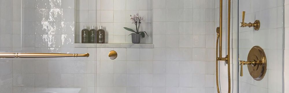 decorative tile with prominent grout lines