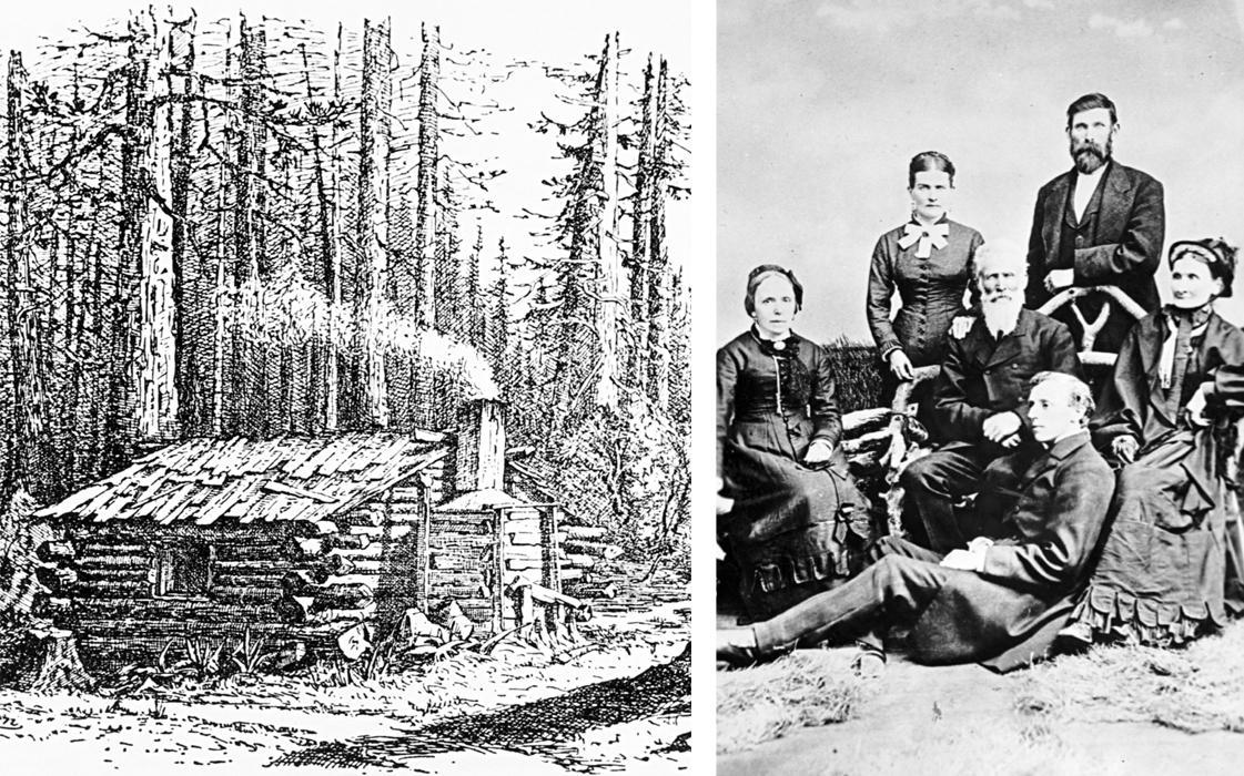 First house in Portland built in 1843 by Asa Lovejoy and Francis Pettygrove