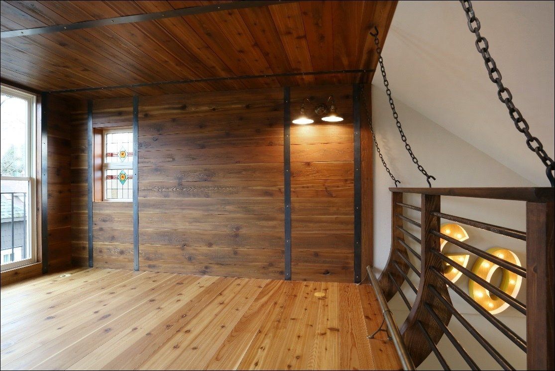 The nautically-inspired reading loft. Photo by Shannon Butler