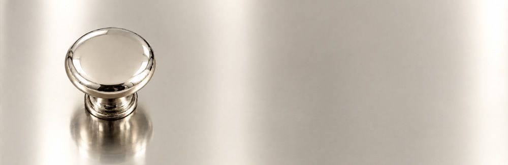 Bright nickel finish swatch