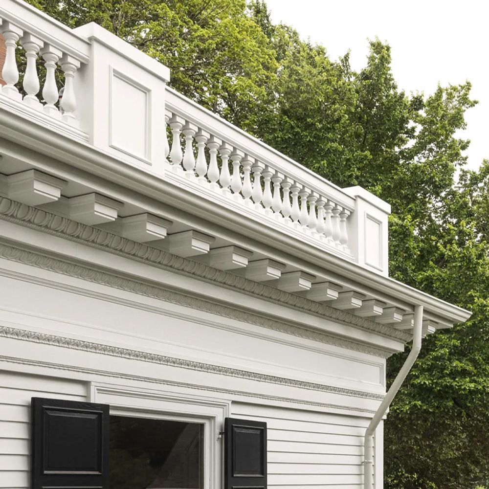 When restoring the exterior of the 1913 Nichols House in Portland Heights, Arciform painstakingly repaired and recreated elements of the balustrade encircling the entire roofline. 