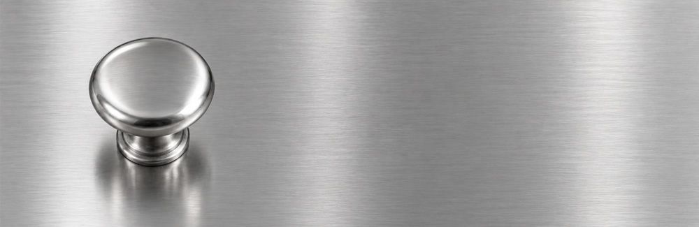 Stainless steel finish swatch