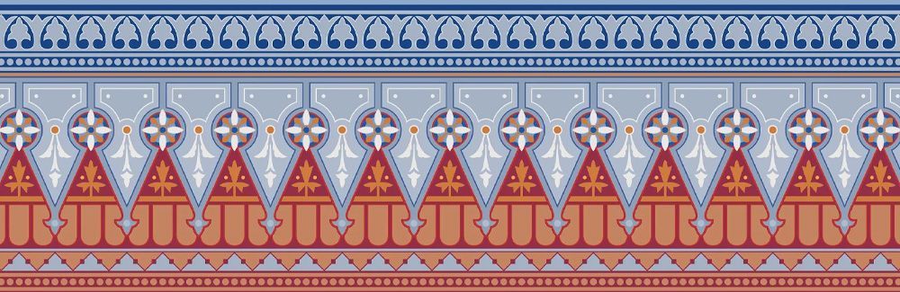 Historic wallpaper example from Victorian home.