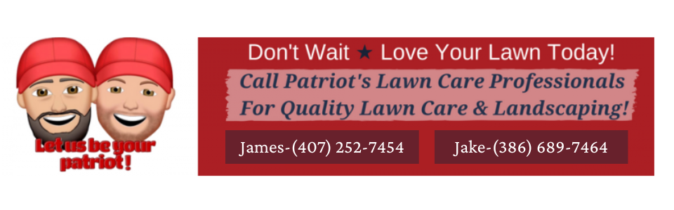 Lawn care ad with smiling mascot logo and red text listing Father’s Lawn Care and landscaping services and phone numbers