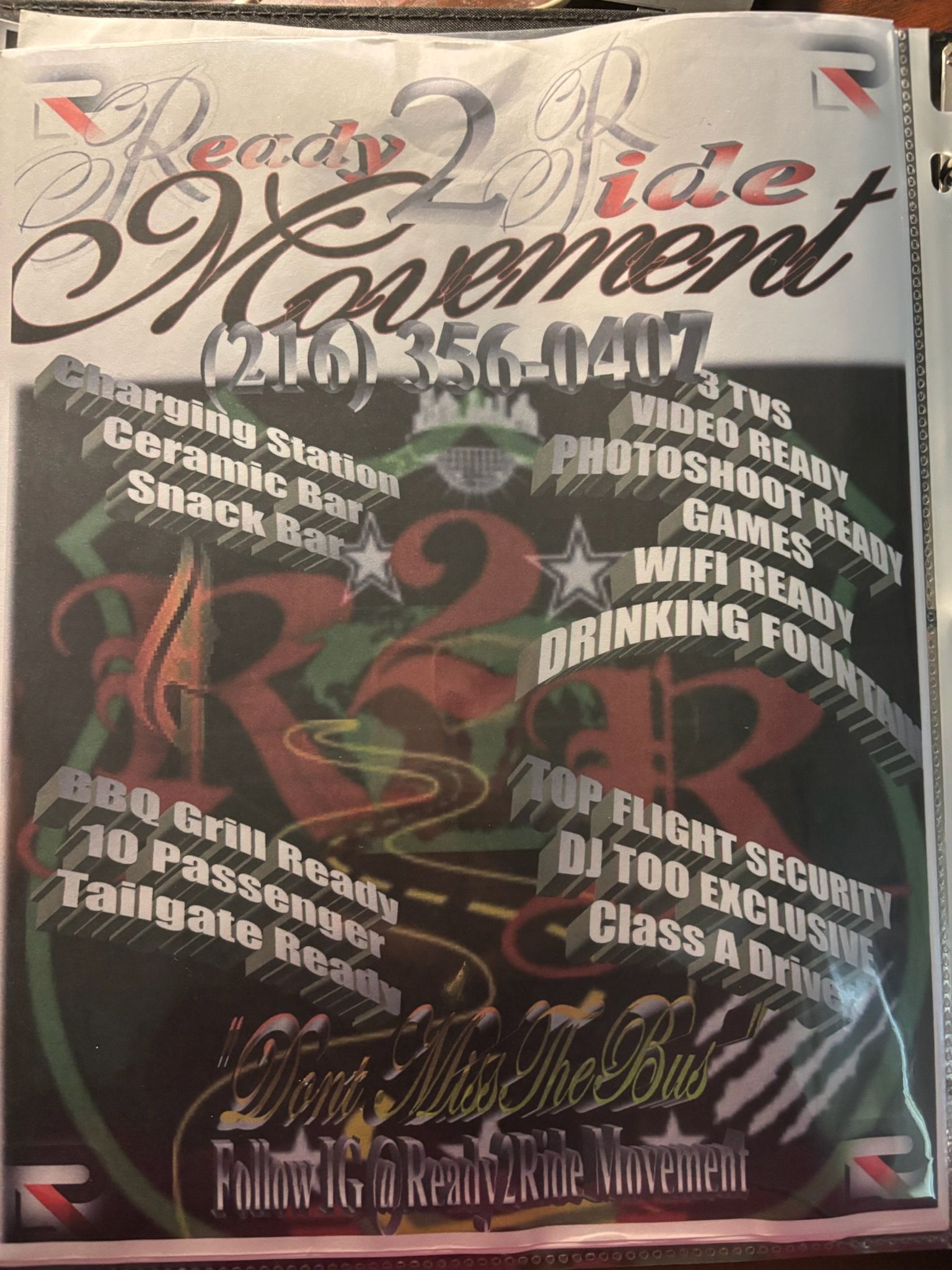 A poster that says ready movement on it