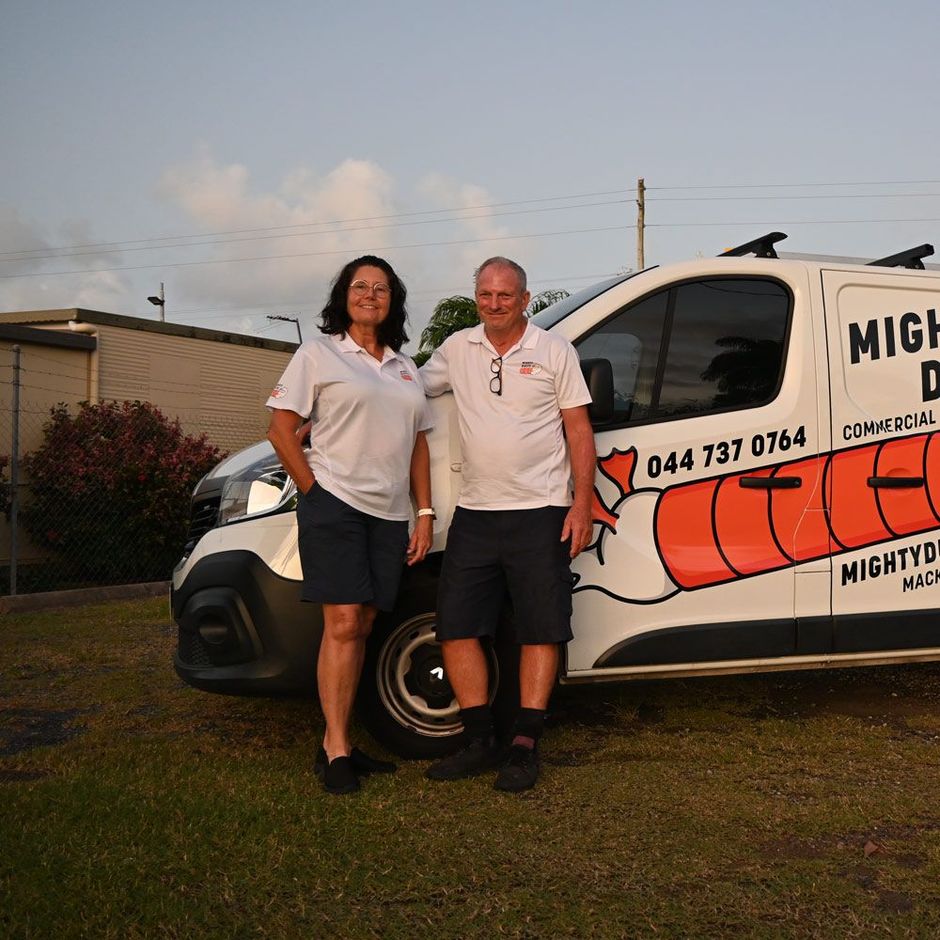 Owners of Mighty Ducts Cleaning — Cleaner in Mackay, QLD